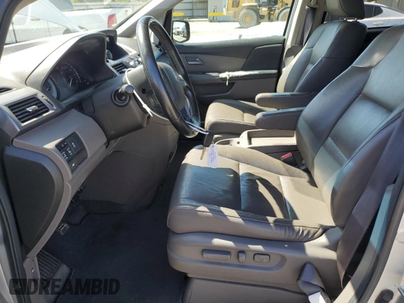 2011 Honda Odyssey EX-L with VIN 5FNRL5H64BB022124, listed as a Copart auction lot 55444745 with 150,843 mi miles and Salvage Title. Bid and sale history available at DreamBid. Image 7.