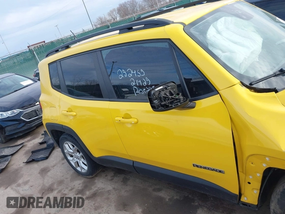 2016 Jeep Renegade Latitude with VIN ZACCJABT1GPE29482, listed as a IAAI auction lot 41694187 with Not Provided miles and . Bid and sale history available at carsss.com. Image 12.