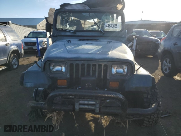 1994 Jeep Wrangler with VIN 1J4FY29S3RP415444, listed as a Copart auction lot 44530625 with 147,569 mi miles and Salvage Title. Bid and sale history available at carsss.com. Image 5.