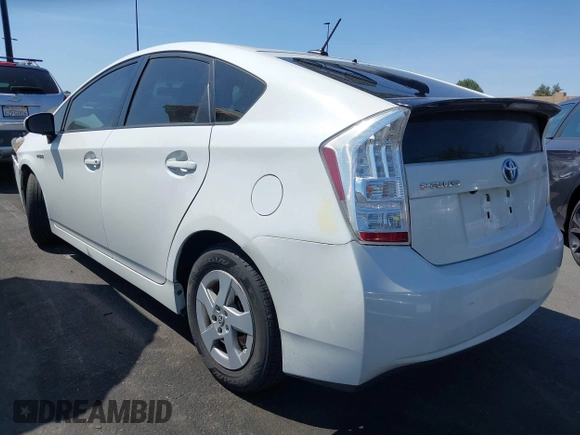 2010 Toyota Prius II with VIN JTDKN3DU4A0085046, listed as a IAAI auction lot 41980123 with 188,882 mi miles. Bid and sale history available at carsss.com. Image 3.