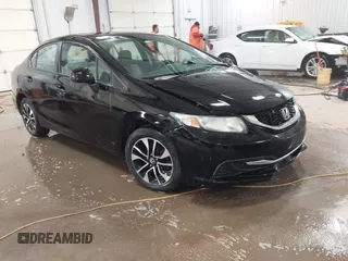 2013 Honda Civic EX with VIN 19XFB2F84DE035800, listed as a IAAI auction lot 41146476 with 217,185 mi miles and . Bid and sale history available at DreamBid. Image 1.