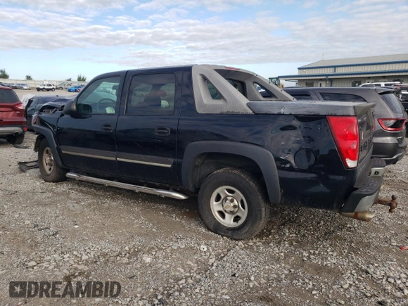 2004 Chevrolet Avalanche Z66 with VIN 3GNEC12TX4G321479, listed as a Copart auction lot 73384064 with Not provided miles and Salvage title. Bid and sale history available at DreamBid. Image 2.