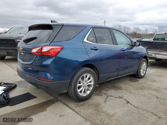 2020 Chevrolet Equinox LT with VIN 3GNAXKEV4LL132791, listed as a Copart auction lot 50014315 with 73,924 mi miles and Salvage Title. Bid and sale history available at carsss.com. Image 3.
