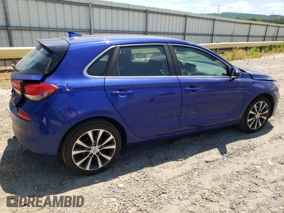 2019 Hyundai Elantra GT with VIN KMHH35LE6KU117149, listed as a Copart auction lot 59414694 with 35,976 mi miles and Salvage Title. Bid and sale history available at carsss.com. Image 3.