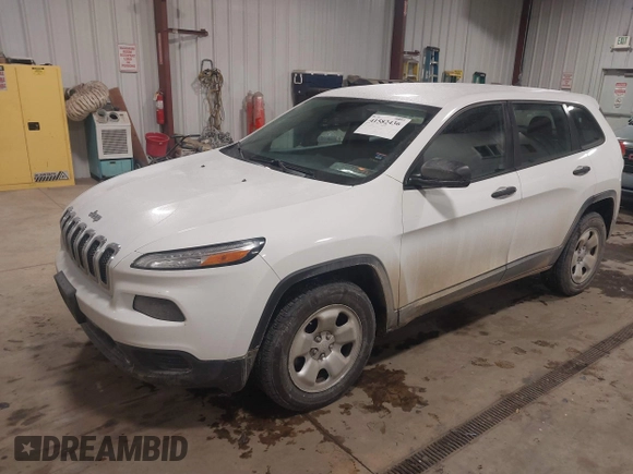 2016 Jeep Cherokee Sport with VIN 1C4PJMAS0GW254799, listed as a IAAI auction lot 41582436 with 140,471 mi miles and . Bid and sale history available at DreamBid. Image 17.