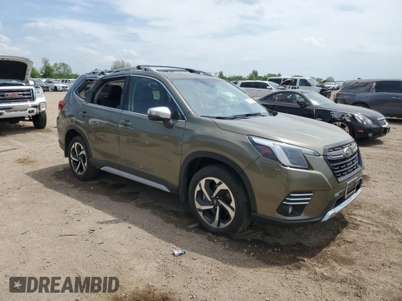 2024 Subaru Forester Touring with VIN JF2SKAMC7RH419587, listed as a Copart auction lot 57151525 with 8,830 mi miles and Salvage title. Bid and sale history available at DreamBid. Image 4.