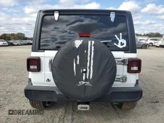 2021 Jeep Wrangler Sport S with VIN 1C4GJXAN4MW586431, listed as a Copart auction lot 79587694 with 30,013 mi miles and Salvage Title. Bid and sale history available at DreamBid. Image 6.