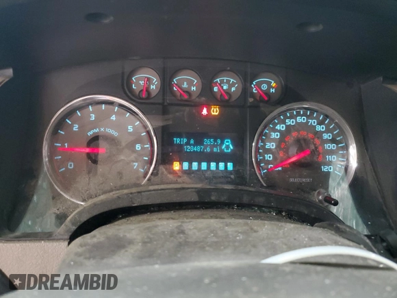 2009 Ford F-150 with VIN 1FTPF14V39KB74154, listed as a Copart auction lot 55580845 with 123,487 mi miles and Salvage title. Bid and sale history available at DreamBid. Image 9.