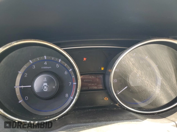 2011 Hyundai Sonata GLS with VIN 5NPEB4ACXBH127022, listed as a Copart auction lot 50776775 with 203,356 mi miles and Salvage Title. Bid and sale history available at DreamBid. Image 9.