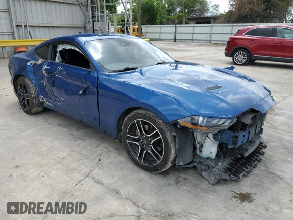 2022 Ford Mustang EcoBoost with VIN 1FA6P8TH7N5110260, listed as a Copart auction lot 54496815 with 69,210 mi miles and Salvage title. Bid and sale history available at DreamBid. Image 4.