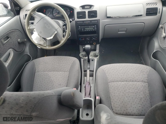 2004 Kia Rio with VIN KNADC125746330659, listed as a Copart auction lot 81547904 with 67,787 mi miles and Clean Title. Bid and sale history available at carsss.com. Image 8.