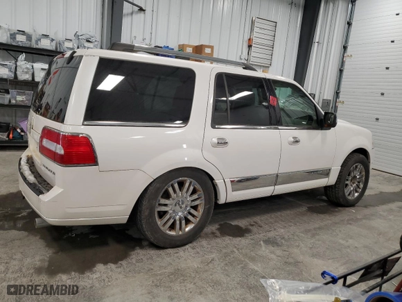 2009 Lincoln Navigator with VIN 5LMFU28549LJ00830, listed as a Copart auction lot 89405545 with 0 mi miles and Non Repairable. Bid and sale history available at carsss.com. Image 3.