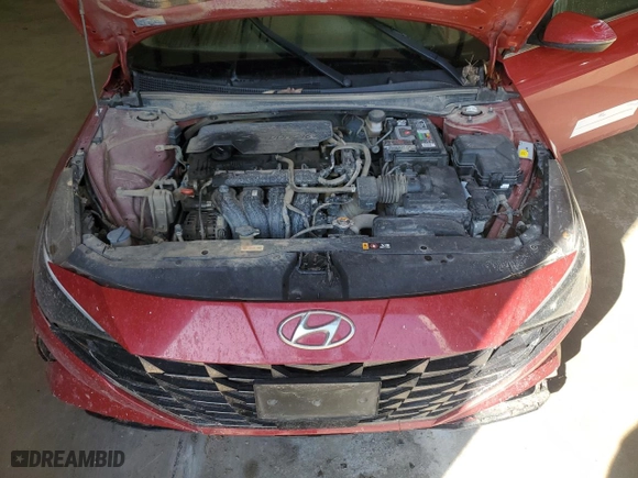 2021 Hyundai Elantra SEL with VIN KMHLN4AG1MU180942, listed as a Copart auction lot 51928415 with 110,269 mi miles and Salvage Title. Bid and sale history available at carsss.com. Image 12.
