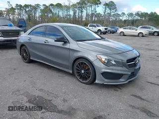 2016 Mercedes-Benz CLA with VIN WDDSJ4EB0GN361285, listed as a IAAI auction lot 41747810 with 1 mi miles. Bid and sale history available at carsss.com. Image 1.