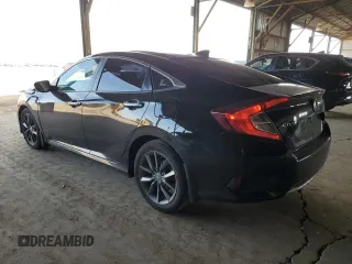 2019 Honda Civic Sedan EX with VIN 19XFC1F31KE207886, listed as a Copart auction lot 51602615 with 56,118 mi miles and Salvage Title. Bid and sale history available at carsss.com. Image 2.