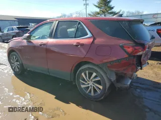 2024 Chevrolet Equinox LT with VIN 3GNAXUEG3RS225362, listed as a Copart auction lot 46871345 with 4,557 mi miles and Non Repairable. Bid and sale history available at DreamBid. Image 2.
