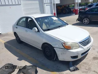 2008 Kia Spectra SX with VIN KNAFE121185508223, listed as a IAAI auction lot 42028372 with 152,526 mi miles. Bid and sale history available at carsss.com. Image 1.