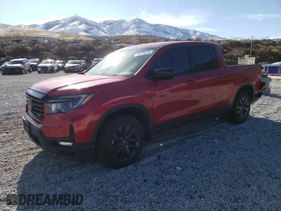 2021 Honda Ridgeline Sport with VIN 5FPYK3F11MB015863, listed as a Copart auction lot 45236215 with 67,854 mi miles and Salvage title. Bid and sale history available at DreamBid. Image 1.