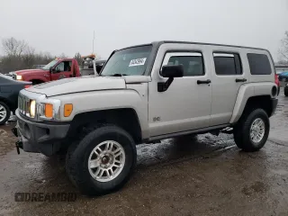 2007 Hummer H3 SUV with VIN 5GTDN13EX78106248, listed as a Copart auction lot 84343994 with 188,430 mi miles and Clean Title. Bid and sale history available at DreamBid. Image 1.