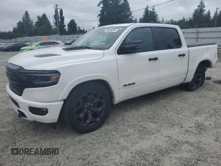 2024 Ram 1500 Limited with VIN 1C6SRFHT2RN122155, listed as a Copart auction lot 60696205 with 8,071 mi miles and Salvage title. Bid and sale history available at DreamBid. Image 1.
