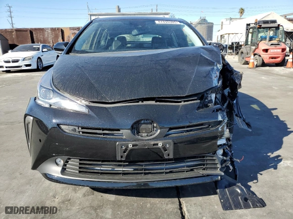2022 Toyota Prius L Eco with VIN JTDKAMFU3N3165215, listed as a Copart auction lot 47499305 with 17,455 mi miles and Salvage Title. Bid and sale history available at carsss.com. Image 5.