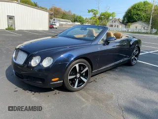 2007 Bentley Continental GT with VIN SCBDR33W17C043914, listed as a Copart auction lot 55409955 with 67,117 mi miles and Clean Title. Bid and sale history available at DreamBid. Image 2.