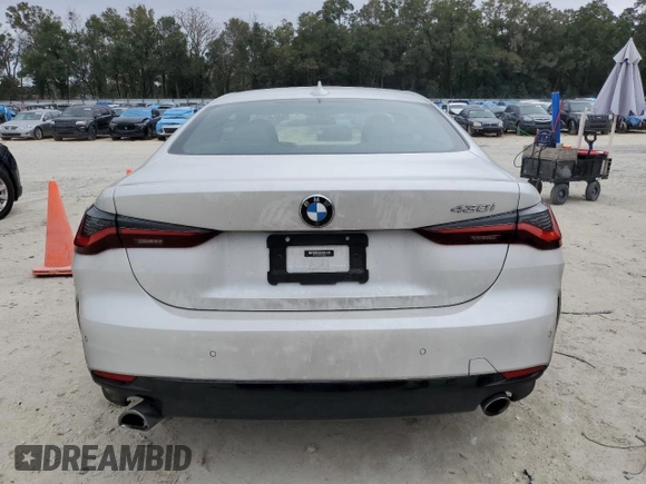 2021 BMW 4 Series 430i with VIN WBA53AP01MCF36632, listed as a Copart auction lot 88293765 with 41,429 mi miles and Salvage Title. Bid and sale history available at DreamBid. Image 6.