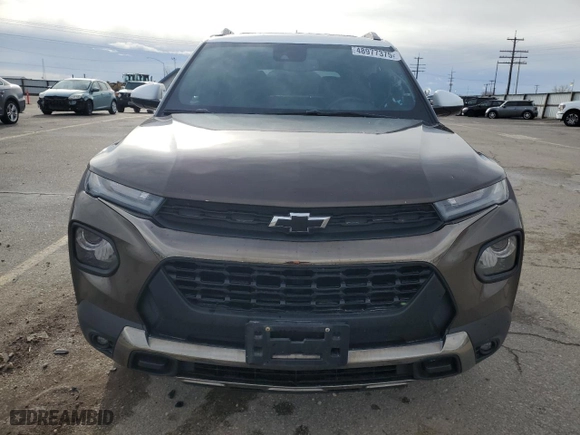 2022 Chevrolet TrailBlazer ACTIV with VIN KL79MSSL0NB052820, listed as a Copart auction lot 48977375 with 60,315 mi miles and Salvage Title. Bid and sale history available at carsss.com. Image 5.