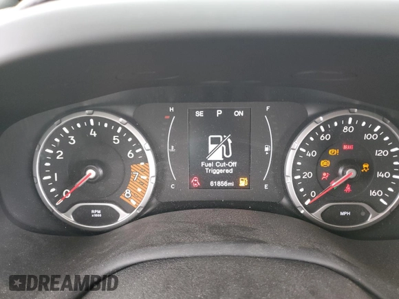 2020 Jeep Renegade Latitude z VIN ZACNJBBB2LPL29503, wystawiony jako Copart lot #72310784 z przebiegiem 61 856 mil mil oraz Szkoda całkowita • Salvage title. Historia ofert i sprzedaży dostępna na DreamBid. Obrazek 9.