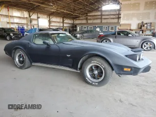 1977 Chevrolet Corvette with VIN 1Z37L7S432875, listed as a Copart auction lot 60840505 with 82,053 mi miles and Clean title. Bid and sale history available at DreamBid. Image 4.