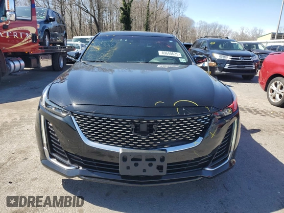 2024 Cadillac CT5 Luxury with VIN 1G6DX5RK1R0108447, listed as a Copart auction lot 49640635 with 16,455 mi miles and Salvage title. Bid and sale history available at DreamBid. Image 5.