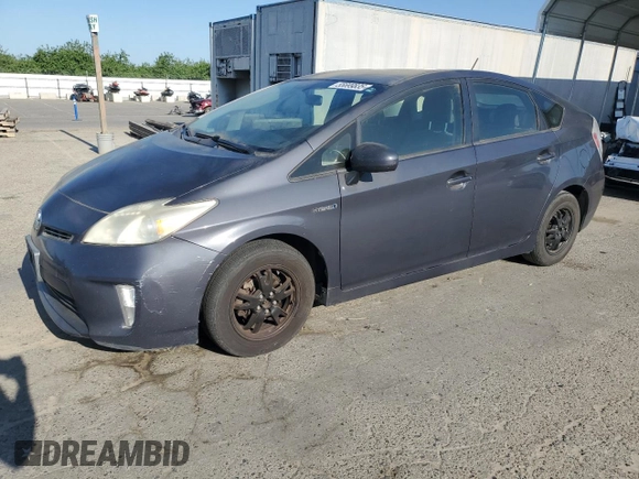 2013 Toyota Prius One with VIN JTDKN3DU2D5645783, listed as a Copart auction lot 55699835 with 285,560 mi miles and Clean Title. Bid and sale history available at carsss.com. Image 1.