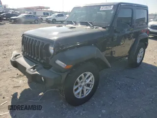 2023 Jeep Wrangler Willys z VIN 1C4HJXAG2PW677952, wystawiony jako Copart lot #52136225 z przebiegiem 37 153 mil mil oraz Szkoda całkowita • Salvage title. Historia ofert i sprzedaży dostępna na DreamBid. Obrazek 1.