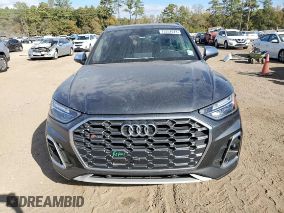 2021 Audi SQ5 Premium Plus with VIN WA1A4AFY1M2073202, listed as a Copart auction lot 75357073 with 39,697 mi miles. Bid and sale history available at carsss.com. Image 5.