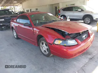 2003 Ford Mustang Standard z VIN 1FAFP40483F444654, wystawiony jako IAAI lot #42176203 z przebiegiem 146 059 mil mil oraz . Historia ofert i sprzedaży dostępna na DreamBid. Obrazek 1.