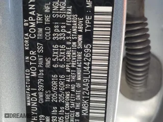 2020 Hyundai Kona SE with VIN KM8K12AA9LU442695, listed as a Copart auction lot 45700635 with 79,811 mi miles and Salvage Title. Bid and sale history available at carsss.com. Image 13.