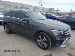 2021 Mercedes-Benz GLC 300 with VIN W1N0G8DB9MV322532, listed as a IAAI auction lot 42461476 with 44,137 mi miles and . Bid and sale history available at DreamBid. Image 1.