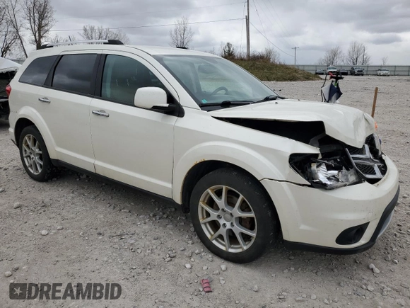 2014 Dodge Journey R/T with VIN 3C4PDDFG1ET176774, listed as a Copart auction lot 52140875 with 100,260 mi miles and Clean title. Bid and sale history available at DreamBid. Image 4.