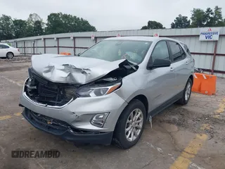 2021 Chevrolet Equinox LS with VIN 3GNAXHEV3MS135238, listed as a IAAI auction lot 40353517 with 109,008 mi miles. Bid and sale history available at carsss.com. Image 2.