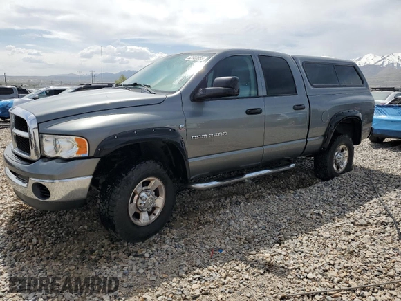 2005 Dodge 2500 SLT with VIN 3D7KS28C25G714542, listed as a Copart auction lot 52903555 with 139,728 mi miles and Salvage Title. Bid and sale history available at DreamBid. Image 1.