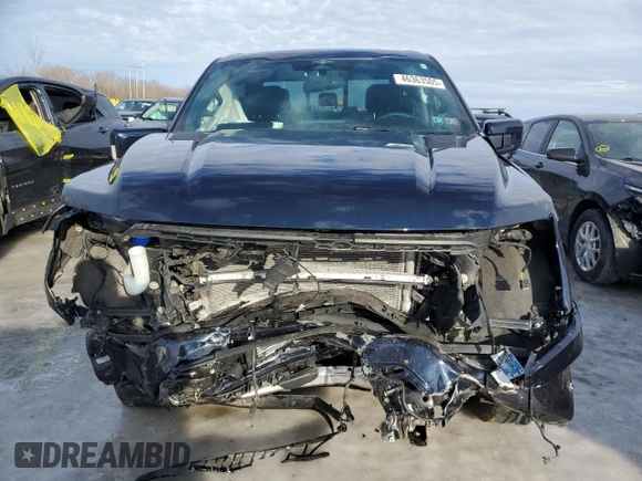 2023 Ford F-150 XL with VIN 1FTFW1ED4PFA07566, listed as a Copart auction lot 46363505 with 23,591 mi miles and Salvage Title. Bid and sale history available at carsss.com. Image 5.