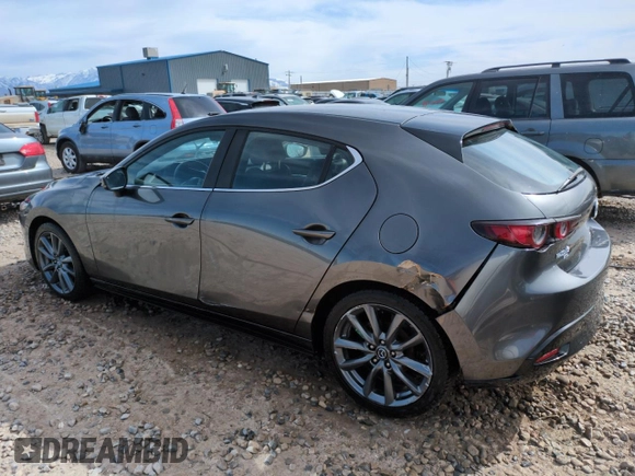 2019 Mazda 3 with VIN JM1BPBJM7K1140562, listed as a Copart auction lot 48569325 with 46,510 mi miles and Salvage title. Bid and sale history available at DreamBid. Image 2.