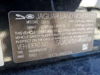 2017 Jaguar XE 35t Premium with VIN SAJAD4BV8HA964149, listed as a Copart auction lot 80097864 with 100,294 mi miles and Salvage Title. Bid and sale history available at DreamBid. Image 12.