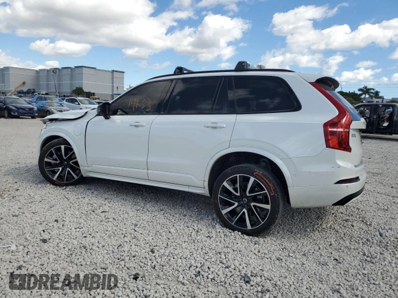 2023 Volvo XC90 Ultimate Dark Theme with VIN YV4H60CX0P1963542, listed as a Copart auction lot 43082704 with 14,133 mi miles and . Bid and sale history available at DreamBid. Image 2.
