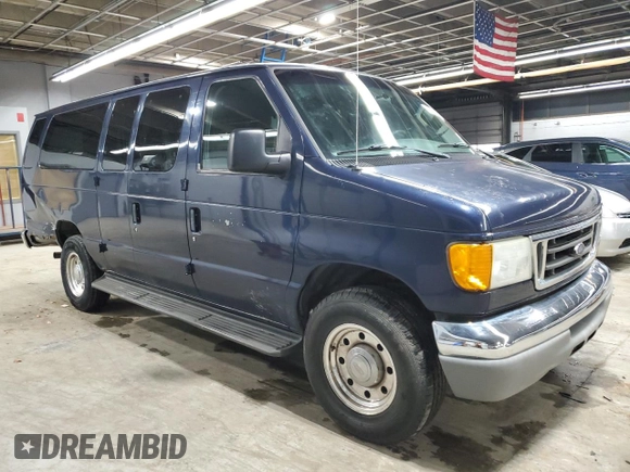 2004 Ford Econoline Passenger XL with VIN 1FDSS31L74HB00130, listed as a Copart auction lot 47723245 with 164,075 mi miles and Clean title. Bid and sale history available at DreamBid. Image 4.