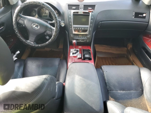 2008 Lexus GS 350 with VIN JTHBE96S280032756, listed as a Copart auction lot 43756355 with 170,707 mi miles and Salvage Title. Bid and sale history available at carsss.com. Image 8.