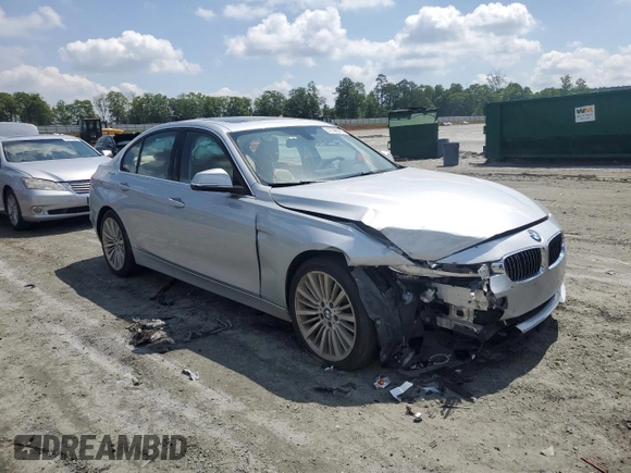 2014 BMW 3 Series 328i with VIN WBA3A5C50EP602567, listed as a Copart auction lot 57306085 with 117,561 mi miles and Salvage title. Bid and sale history available at DreamBid. Image 4.