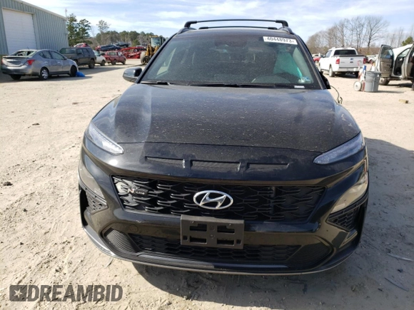 2022 Hyundai Kona N Line with VIN KM8K3CA35NU794693, listed as a Copart auction lot 40448973 with 14,235 mi miles. Bid and sale history available at carsss.com. Image 5.