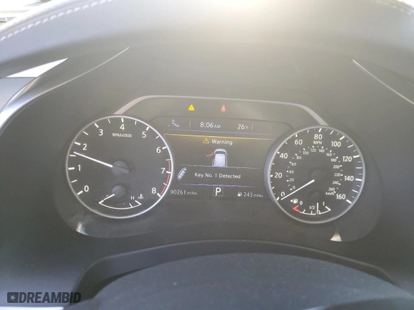 2015 Nissan Murano SV with VIN 5N1AZ2MH5FN264702, listed as a Copart auction lot 42954455 with 90,261 mi miles and Salvage Title. Bid and sale history available at carsss.com. Image 9.