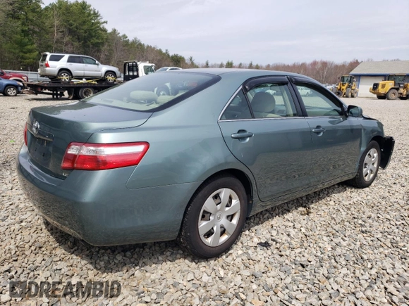 2007 Toyota Camry CE with VIN JTNBE46K573066929, listed as a Copart auction lot 54849105 with 47,301 mi miles and Salvage Title. Bid and sale history available at carsss.com. Image 3.